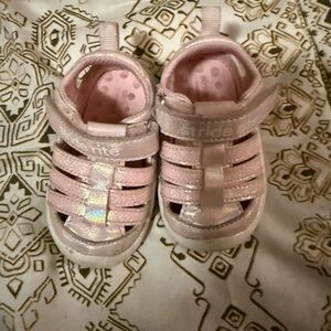 Stride Rite Shimmering Pink Kids Sandals